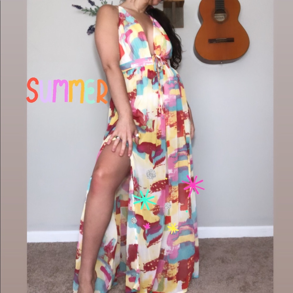 Summer maxi dress!!!🌸